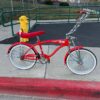 Red 20 inch lowrider bike