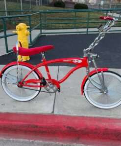 Red 20 inch lowrider bike