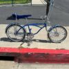 20 inch twisted blue frame lowrider bike