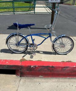 20 inch twisted blue frame lowrider bike