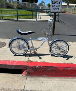 20 inch white lowrider bike