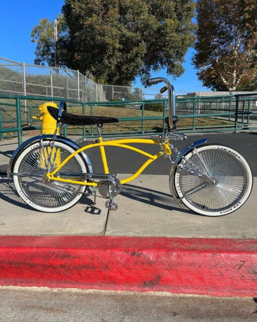 20 inch yellow Lowrider bike